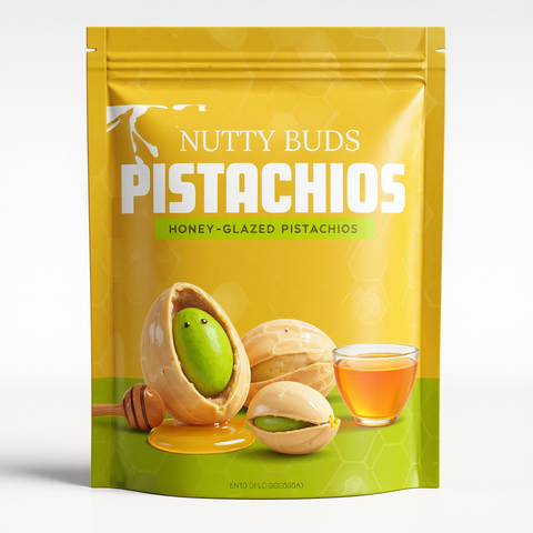 Nutty Buds - HONEY-GLAZED Pistachios