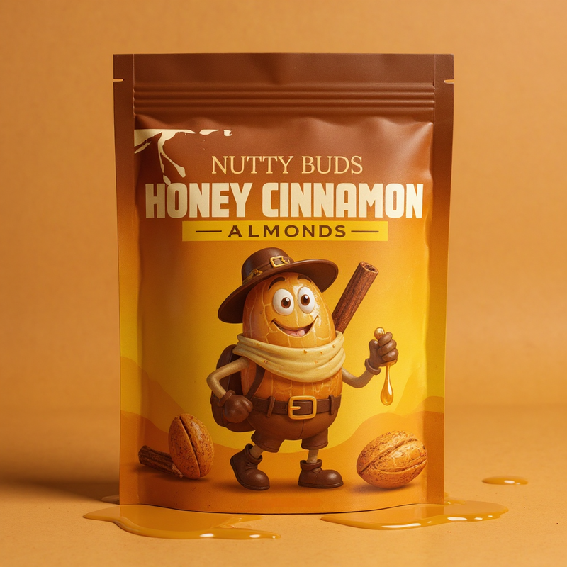 Nutty Buds - Honey Cinnamon Almonds